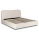 Кровать двуспальная MEBEL ELITE BRISTOL 140x200 см Кремовая