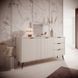 Комод Perfect Home Ланте / Lante 2-дверний з 3 шухлядами і чорними ніжками 2D3S/163 Беж