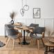 Стул бархатный MEBEL ELITE LUISE Velvet Серый