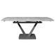 Стол раскладной ELVI GREY STONE Concepto 120(180)x80 Керамика Глянец Серый