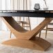 Стіл розкладний MEBEL ELITE ALICANTE 160(200)х90 см Чорний мармур/Дуб