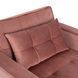 Крісло розкладне MEBEL ELITE SOLOR Velvet Рожевий