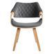 Стул бархатный MEBEL ELITE LUISE Velvet Серый