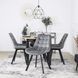 Стул бархатный MEBEL ELITE RICK Velvet Серый