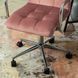 Стілець офісний поворотний MEBEL ELITE BOSTON Velvet, Рожевий