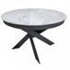 Стол раскладной MOON LIGHT GREY Concepto 110(140)x110 Керамика Глянец Светло-Серый фотография
