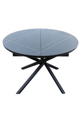 Стол Раскладной DAOSUN DT 8115 110/150x110 Черный Керамика фотография