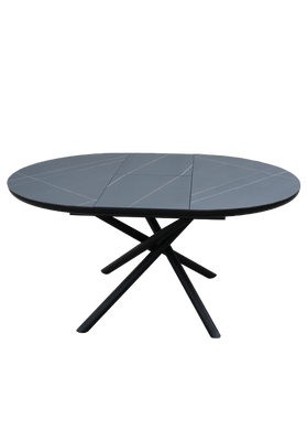Стол Раскладной DAOSUN DT 8115 110/150x110 Черный Керамика фотография