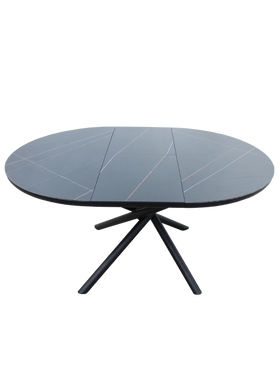 Стол Раскладной DAOSUN DT 8115 110/150x110 Черный Керамика фотография