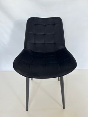 Стілець LION Velvet Intarsio Чорний фотографія