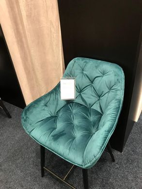 Полубарный стул CHERRY H-2 Velvet Signal Бирюза фотография