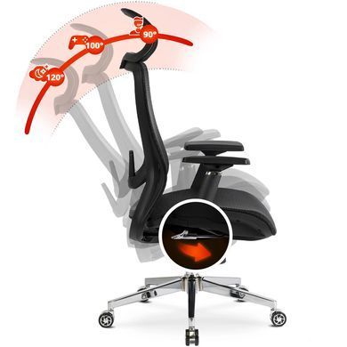 Стул офисный вращающийся MEBEL ELITE LITOS Черный фотография