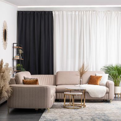 Кутовий диван MEBEL ELITE FLIN 250&nbsp;см Беж (правий) фотографія