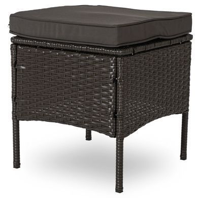 Комплект садових меблів MEBEL ELITE ATLANTA Чорний