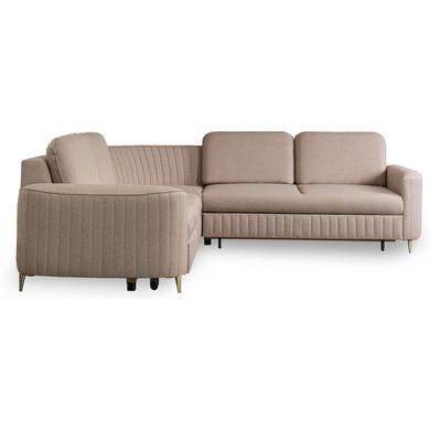 Кутовий диван MEBEL ELITE FLIN 250&nbsp;см Беж (правий) фотографія