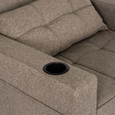 Крісло розкладне MEBEL ELITE SOLOR тканина Бежевий фотографія