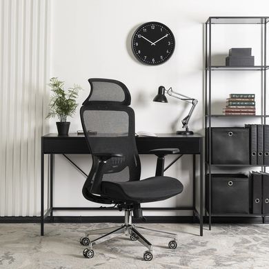 Стул офисный вращающийся MEBEL ELITE LITOS Черный фотография