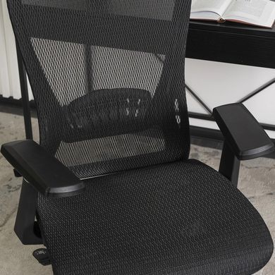 Стул офисный вращающийся MEBEL ELITE LITOS Черный фотография