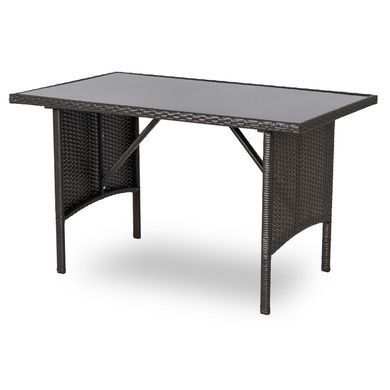 Комплект садових меблів MEBEL ELITE ATLANTA Чорний