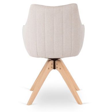 Стілець поворотний MEBEL ELITE LEMON Світло-бежевий фотографія