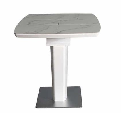 Стол раскладной АДАМ Prestol 120/160x80 Керамика Белый фотография