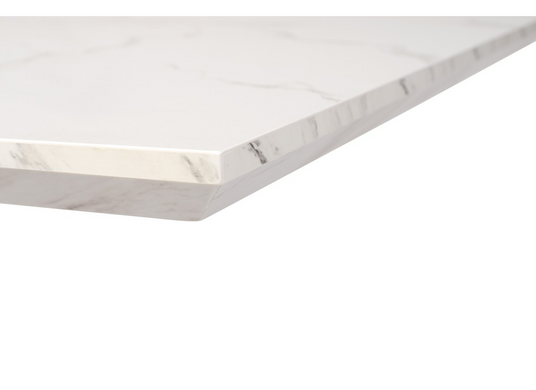 Стіл розкладний TML-630 VETRO 160(200)x90 Білий Мармур фотографія