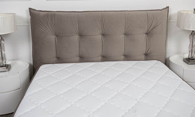 Кровать ТЕАНА Velvet Prestol 180x200 Беж фотография