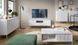 Комод Perfect Home Нова / Nova 3-дверний з 3 шухлядами і золотими ніжками KSZ154 Білий