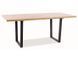 Розкладний стіл VITO Signal 140(180)x85 Дуб Артизан / Чорний
