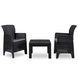 Комплект садових меблів MEBEL ELITE FRESNO Чорний