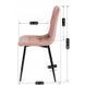 Стул бархатный MEBEL ELITE PERU Velvet Розовый