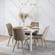 Стілець оксамитовий MEBEL ELITE RODRI Velvet Бежевий / Натуральний