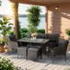 Комплект садових меблів MEBEL ELITE ATLANTA Чорний