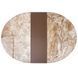 Стіл розкладний MOON BROWN MARBLE Concepto 110(140)x110 Кераміка Глянець Коричневий
