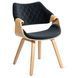Стул бархатный MEBEL ELITE LUISE Velvet Черный фотография