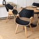 Стілець оксамитовий MEBEL ELITE LUISE Velvet Чорний