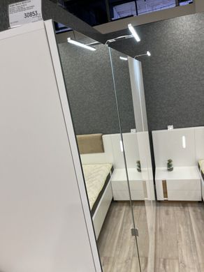Шкаф для одежды Perfect Home Арко / Arco 4-дверный с зеркалом 4D2S/220 Белый глянец/дуб грандсон фотография