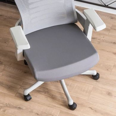 Стул офисный вращающийся MEBEL ELITE CARET 2 серый фотография