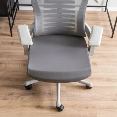 Стул офисный вращающийся MEBEL ELITE CARET 2 серый фотография