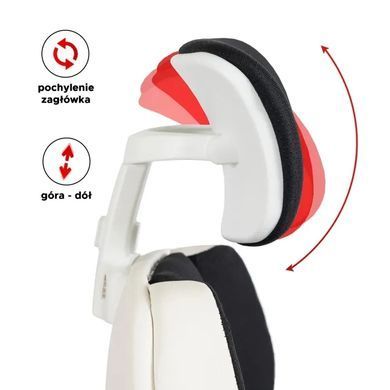 Стілець офісний поворотний MEBEL ELITE DUNCAN Чорний / Білий фотографія