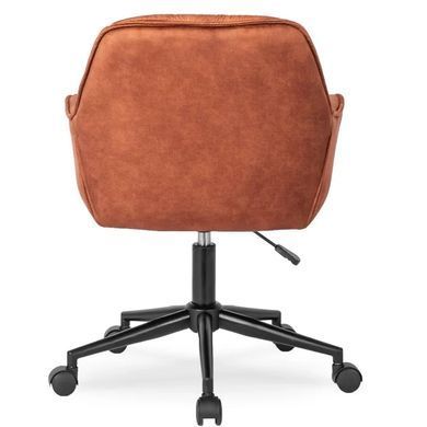 Стілець офісний поворотний оксамитовий MEBEL ELITE MILAN 2 Velvet Червоний / Чорний фотографія