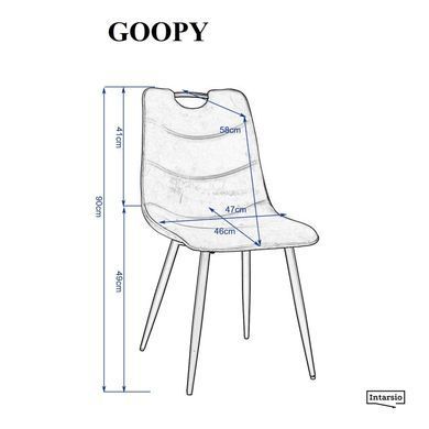 Стул GOOPY Intarsio Беж фотография