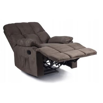 Крісло реклайнер MEBEL ELITE RIKO тканина Коричневий фотографія