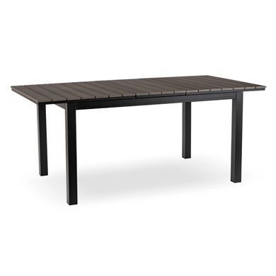 Стол Раскладной обеденный ARGOS MEBEL ELITE 140(180)х90 Темно-серый дуб/черный фотография