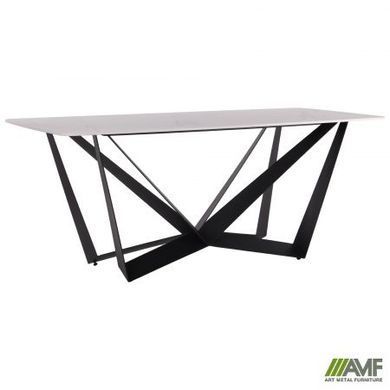 Cтол обеденный William AMF 180X80 ceramics Carrara bianco фотография