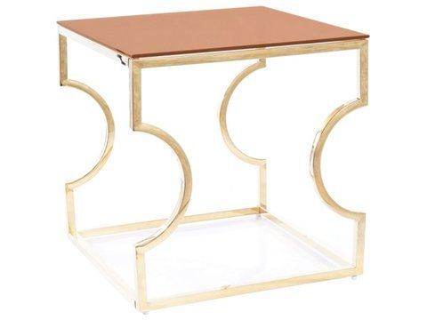 Журнальний столик Kenzo B Signal 55x55 Золотий фотографія