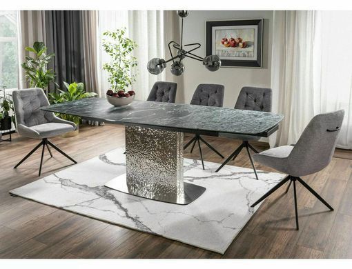 Стіл ОбіднійMONCLER CERAMIC MORSKI VERDE ALPI Signal 160(240)X90 Бірюзовий фотографія