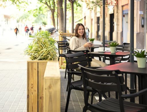 Комплект меблів для кафе Onto Siesta Paris with Sky Black