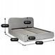 Ліжко двоспальне MEBEL ELITE BRISTOL 160x200 см Сірий