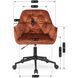 Стілець офісний поворотний оксамитовий MEBEL ELITE MILAN 2 Velvet Червоний / Чорний